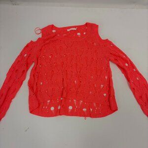 Lush Pink Y2K Knit Sweater